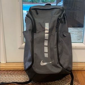 Gray Nike Hoops Elite Pro Basketball Backpack